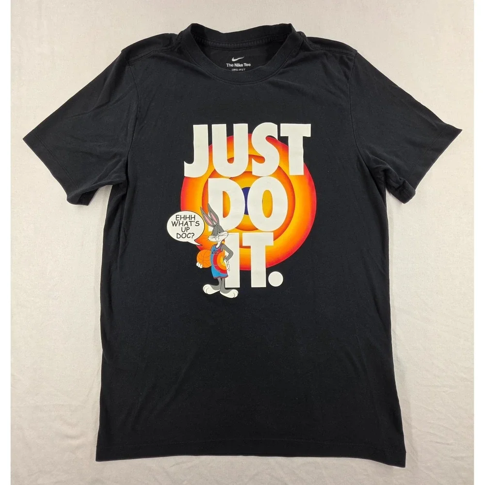 Nike Space Jam Bugs Bunny Tune Squad Whats Up Doc Just‎ Do It T-Shirt M